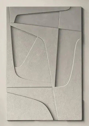 Geometrisch Wandkunst – Modern Canvas Kunstwerk voor Woondecoratie