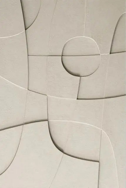 Geometrisch Wandkunst – Modern Canvas Kunstwerk voor Woondecoratie