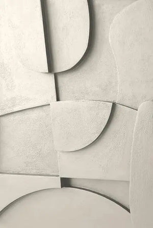Geometrisch Wandkunst – Modern Canvas Kunstwerk voor Woondecoratie
