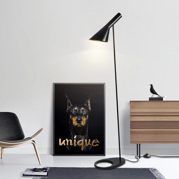 Vloerlamp met Verstelbare Arm – Modern Metalen Ontwerp voor Woonkamer & Slaapkamer