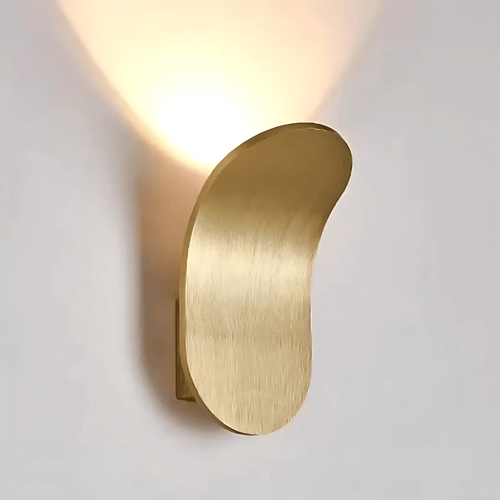 Moderne Wandlamp met Ingebouwde LED – Gebogen Metalen Design 30cm