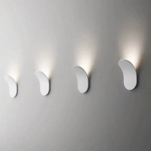 Moderne Wandlamp met Ingebouwde LED – Gebogen Metalen Design 30cm
