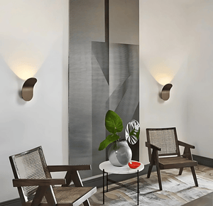 Moderne Wandlamp met Ingebouwde LED – Gebogen Metalen Design 30cm