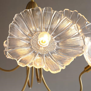 Moderne Glazen Bladeren Kroonluchter – Elegante Plafondlamp voor Woonkamer & Eetkamer