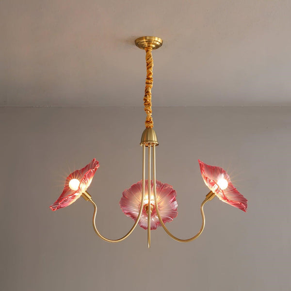 Moderne Glazen Bladeren Kroonluchter – Elegante Plafondlamp voor Woonkamer & Eetkamer
