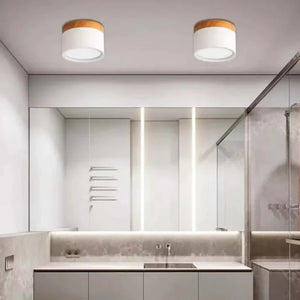 Slanke Scandinavische LED Spotplafondlamp – Moderne Noordse Halverlichting