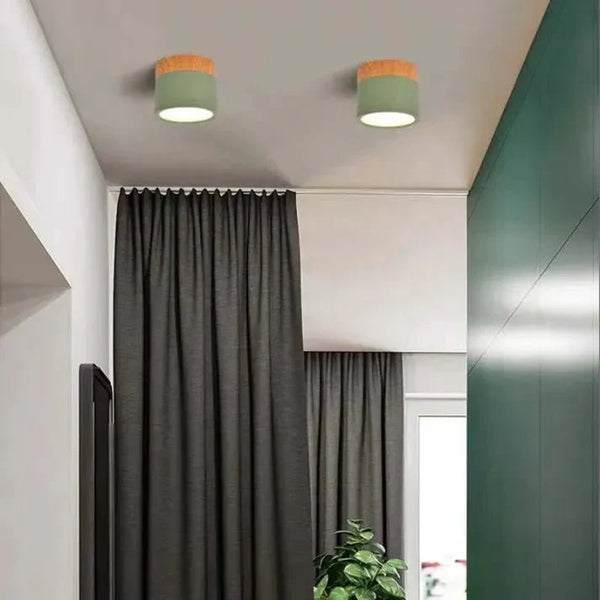 Slanke Scandinavische LED Spotplafondlamp – Moderne Noordse Halverlichting