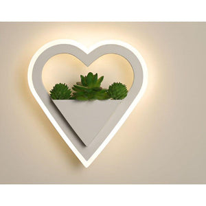 Minimalistische Scandinavische Wandlamp Artistiek Plantdesign met Sfeervolle LED Verlichting
