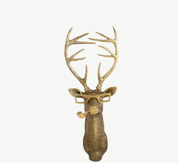 Wandhaak Dierenhoofd – Decoratieve Wanddecoratie van Hars