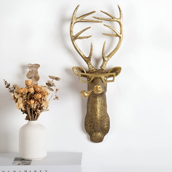 Wandhaak Dierenhoofd – Decoratieve Wanddecoratie van Hars