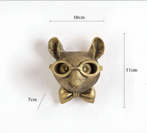 Wandhaak Dierenhoofd – Decoratieve Wanddecoratie van Hars