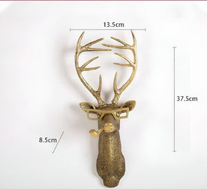 Wandhaak Dierenhoofd – Decoratieve Wanddecoratie van Hars