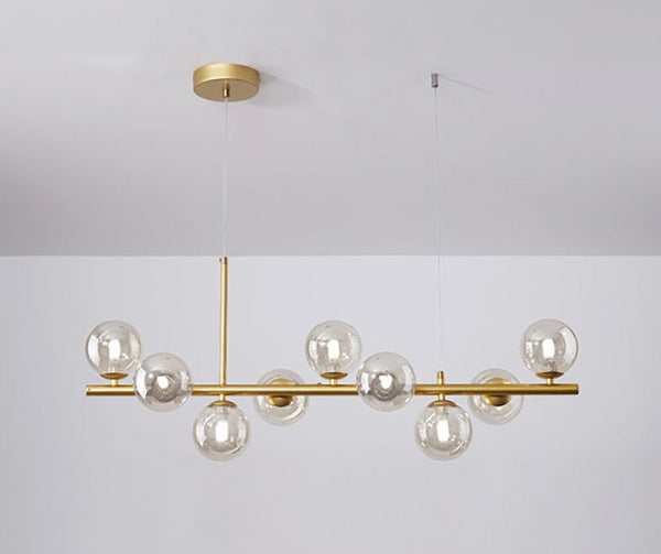 Moderne Gebogen LED Hanglamp – Stijlvolle Verlichting voor Eetkamer & Keuken