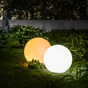 Kogelformige LED Tuinlamp met Afstandsbediening – Draadloze Binnen- & Buitenverlichting