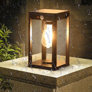 Zonne-energie Buitenlamp op Zuil – Duurzame LED Tuin- en Padverlichting