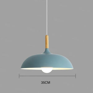 NordicOak LED Plafondlamp – Scandinavische Eiken Hanglamp voor Moderne Interieurs