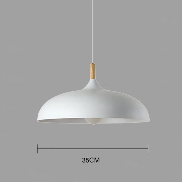 NordicOak LED Plafondlamp – Scandinavische Eiken Hanglamp voor Moderne Interieurs