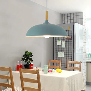 NordicOak LED Plafondlamp – Scandinavische Eiken Hanglamp voor Moderne Interieurs