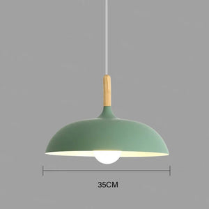 NordicOak LED Plafondlamp – Scandinavische Eiken Hanglamp voor Moderne Interieurs