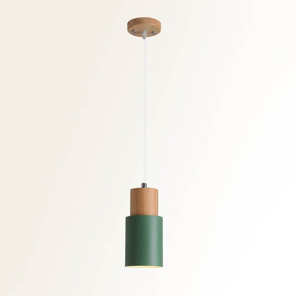 Moderne Macaron Cilinder Hanglamp – Pastel Plafondlamp voor Woonkamer, Eetkamer & Slaapkamer