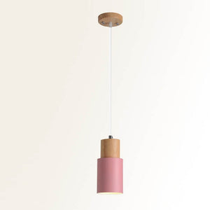 Moderne Macaron Cilinder Hanglamp – Pastel Plafondlamp voor Woonkamer, Eetkamer & Slaapkamer