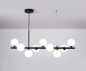 Moderne Gebogen LED Hanglamp – Stijlvolle Verlichting voor Eetkamer & Keuken