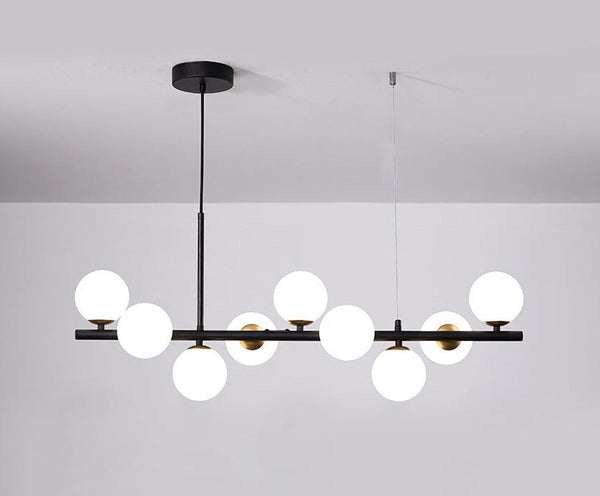Moderne Gebogen LED Hanglamp – Stijlvolle Verlichting voor Eetkamer & Keuken