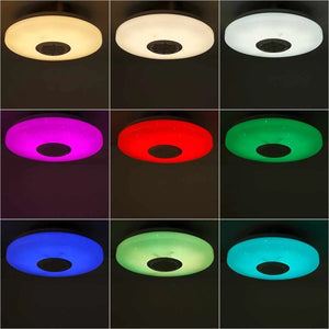 Slimme LED Plafondlamp met Bluetooth Speaker – RGB Sfeerverlichting voor Thuis