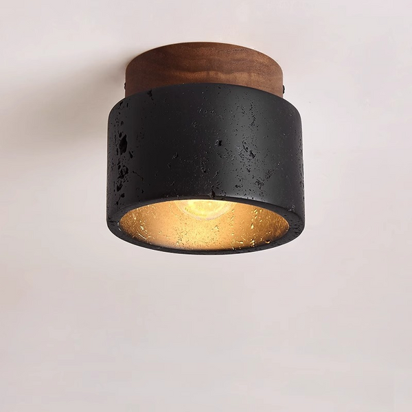 Plafondlamp in Natuursteenstijl – Moderne Sfeerverlichting voor Thuis