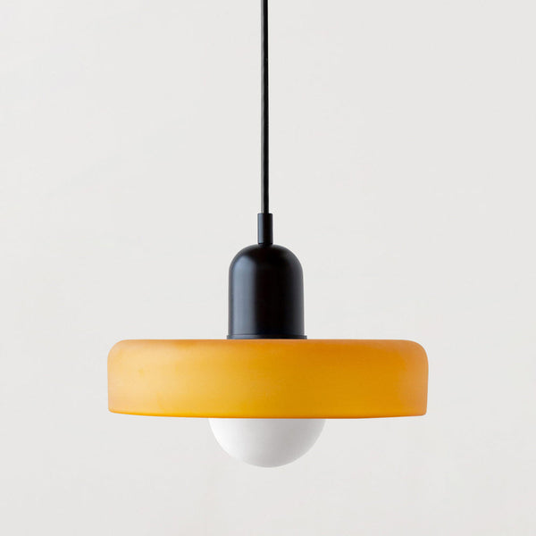 Bauhaus Hanglamp van Gekleurd Glas | Moderne Artistieke Pendellamp voor Thuis