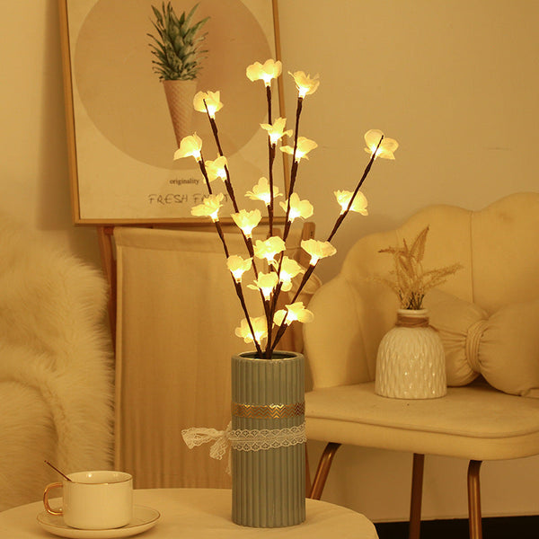 Betoverende Olijfboomtak LED-slinger – Warmwitte Decoratieve Lichtsnoer voor Thuis