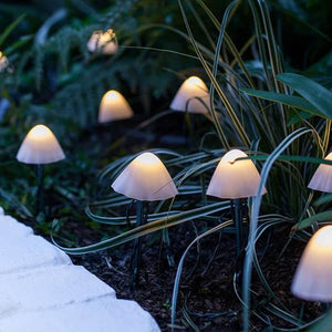 Zonnelicht Sfeerverlichting voor Buiten – Paddenstoel Design Tuin & Terras Decoratie