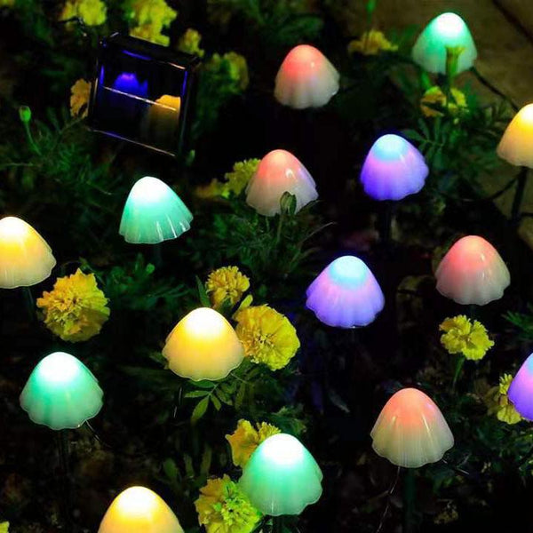 Zonnelicht Sfeerverlichting voor Buiten – Paddenstoel Design Tuin & Terras Decoratie