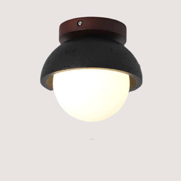 Plafondlamp in Natuursteenstijl – Moderne Sfeerverlichting voor Thuis