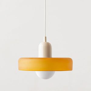 Bauhaus Hanglamp van Gekleurd Glas | Moderne Artistieke Pendellamp voor Thuis