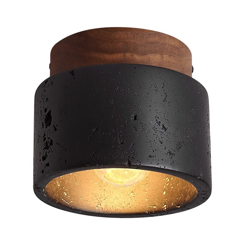 Plafondlamp in Natuursteenstijl – Moderne Sfeerverlichting voor Thuis