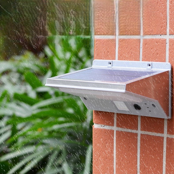 Moderne Minimalistische Rechthoekige Trapezvormige LED Wandlamp – Zonne-energie voor Binnen & Buiten