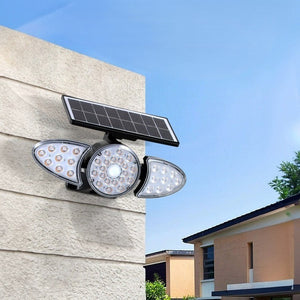 Moderne Minimalistische Rechthoekige Trapezvormige LED Wandlamp – Zonne-energie voor Binnen & Buiten
