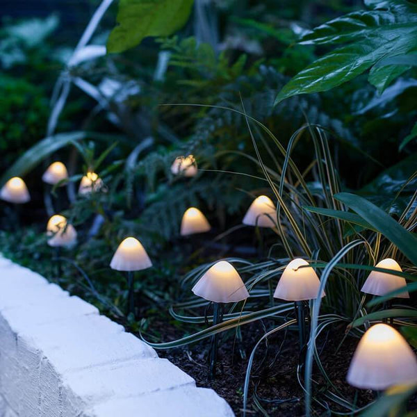 Zonnelicht Sfeerverlichting voor Buiten – Paddenstoel Design Tuin & Terras Decoratie
