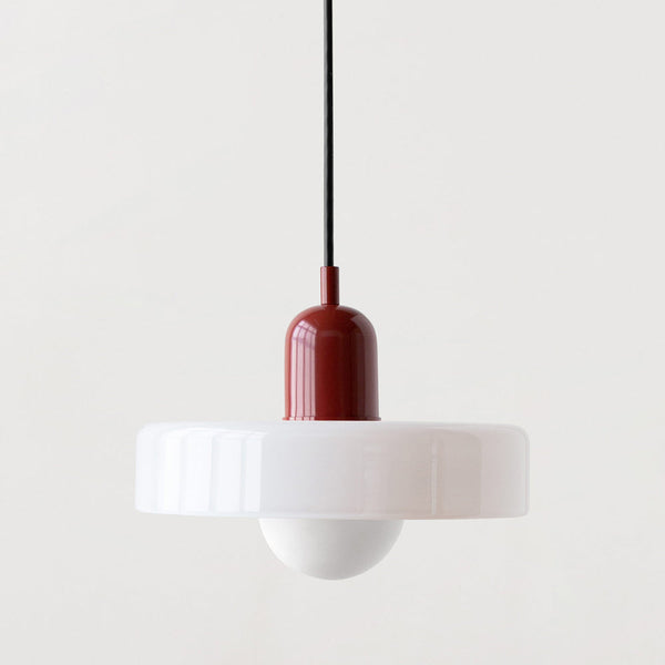 Bauhaus Hanglamp van Gekleurd Glas | Moderne Artistieke Pendellamp voor Thuis