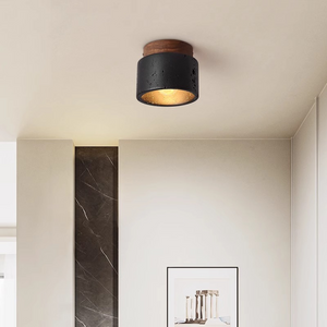 Plafondlamp in Natuursteenstijl – Moderne Sfeerverlichting voor Thuis