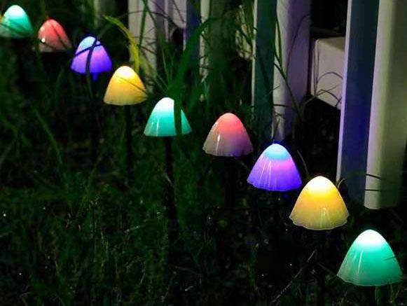 Zonnelicht Sfeerverlichting voor Buiten – Paddenstoel Design Tuin & Terras Decoratie
