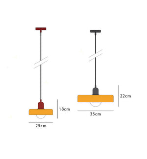 Moderne Art Deco Glazen Hanglamp – Kleurrijke Halo Plafondlamp
