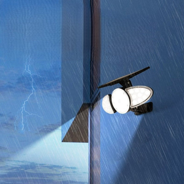 Moderne Minimalistische Rechthoekige Trapezvormige LED Wandlamp – Zonne-energie voor Binnen & Buiten