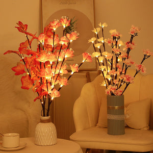 Betoverende Olijfboomtak LED-slinger – Warmwitte Decoratieve Lichtsnoer voor Thuis