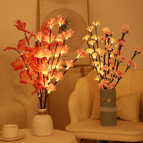 Betoverende Olijfboomtak LED-slinger – Warmwitte Decoratieve Lichtsnoer voor Thuis