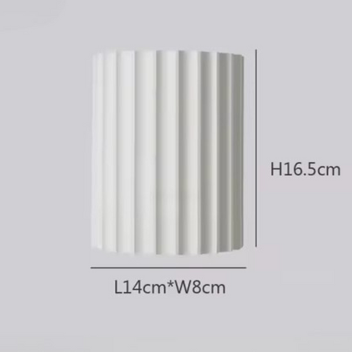 Moderne Geribbelde Wandleuchte  Stijlvolle Architectonische Wandlamp voor Interieur