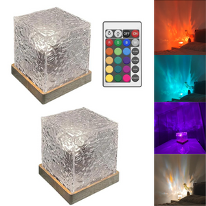 Minimalistische Kubus Tafellamp – Moderne Geometrische LED-verlichting voor Huisdecoratie