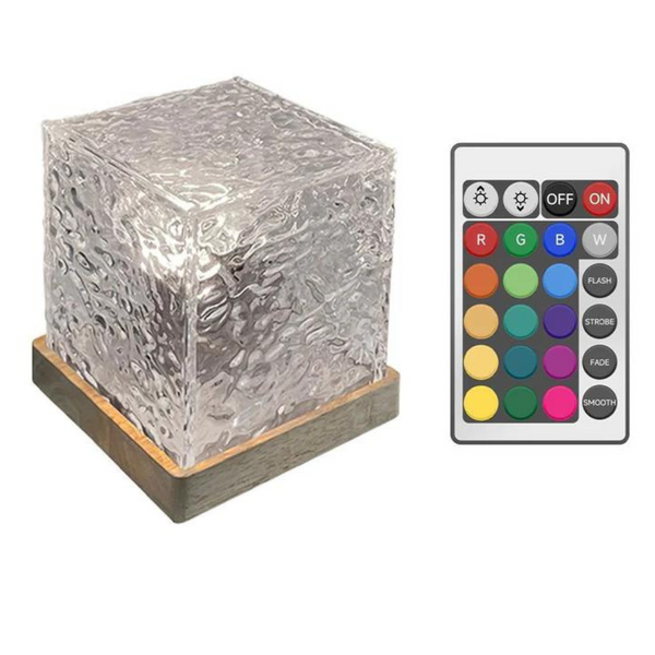 Minimalistische Kubus Tafellamp – Moderne Geometrische LED-verlichting voor Huisdecoratie
