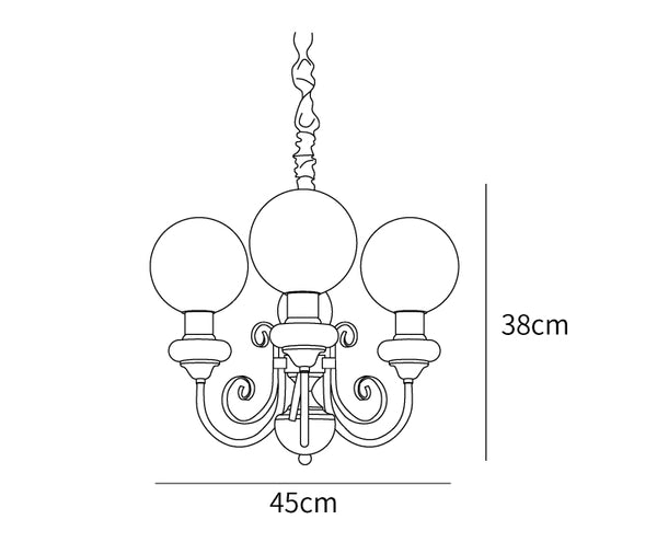 Moderne artistieke kroonluchter hanglamp – Elegante groene glazen design